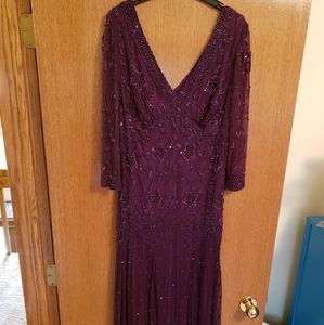 Purple beaded dress